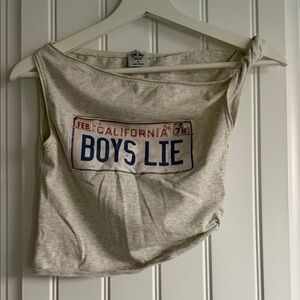 Roll sleeve boys lie top